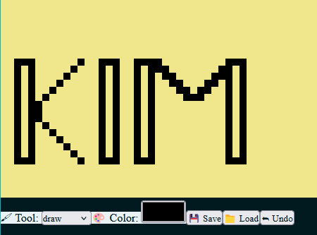 preview of the pixel art editor